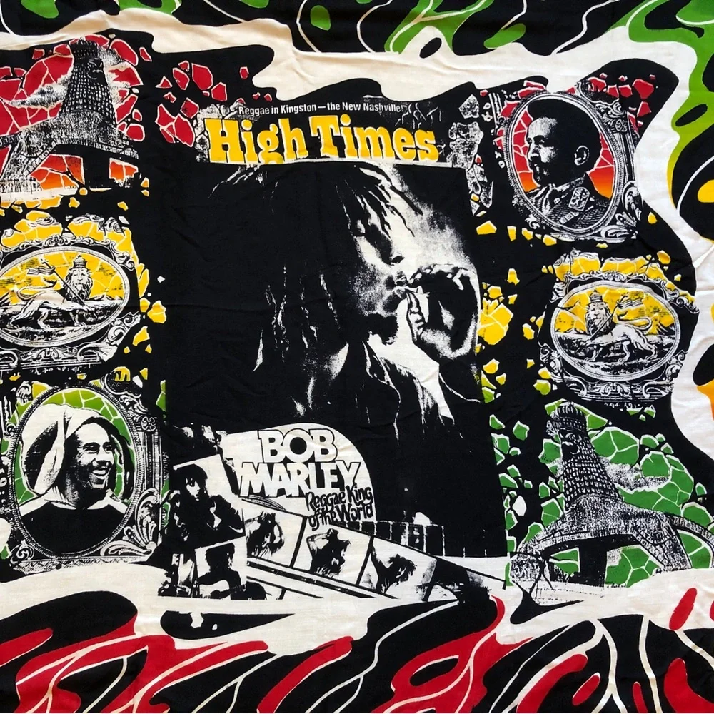Bob Marley High Times Reggae King Of The World Wall Art/Scarf
